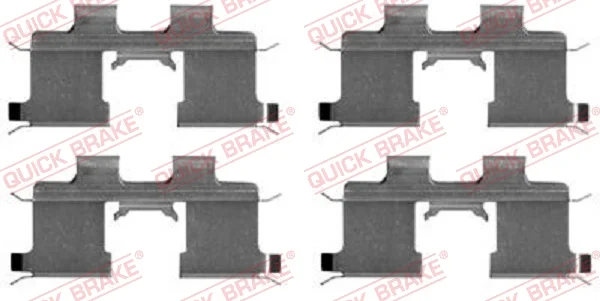 Sada prislusenstvi, oblozeni kotoucove brzdy QUICK BRAKE 109-1667