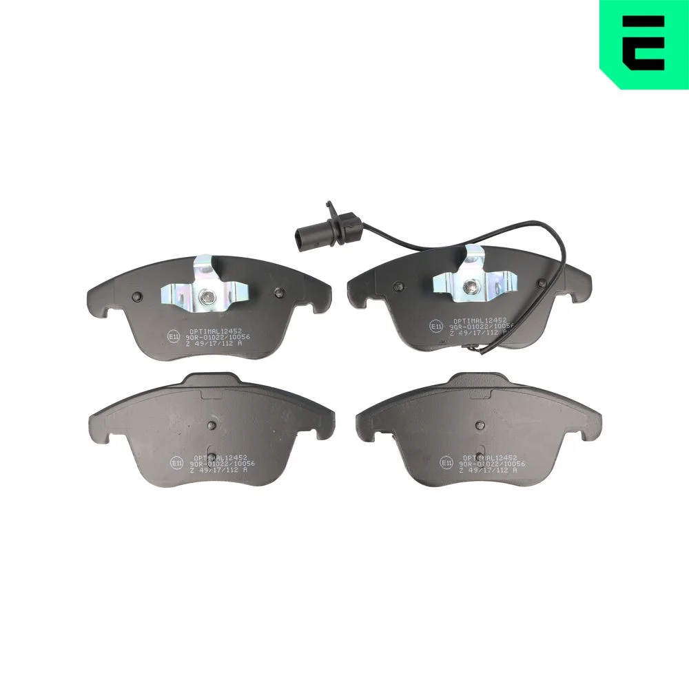 Sada brzdových destiček, kotoučová brzda OPTIMAL BP-12452