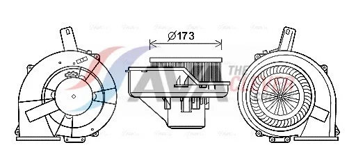 Elektromotor, vnitřní ventilátor AVA Clever Choice ST8046 Elektromotor, vnitřní ventilátor AVA Clever Choice ST8046