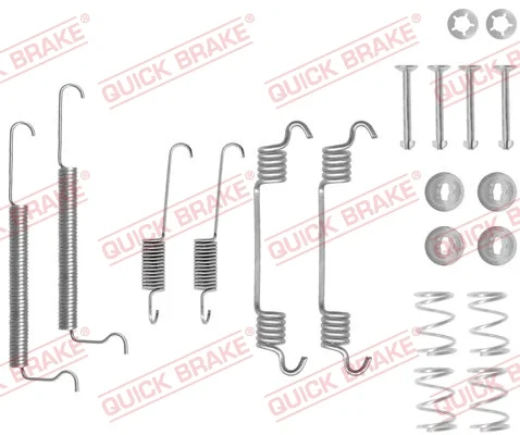 Sada příslušenství, brzdové čelisti QUICK BRAKE 105-0709