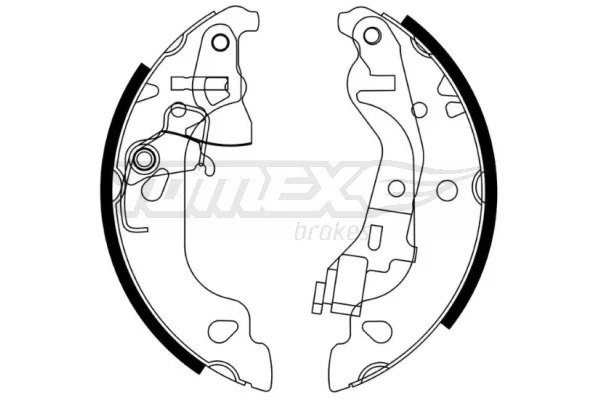 Sada brzdových čelistí Tomex Brakes TX21-58