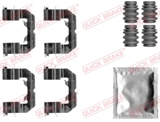 Sada prislusenstvi, oblozeni kotoucove brzdy QUICK BRAKE 109-1859