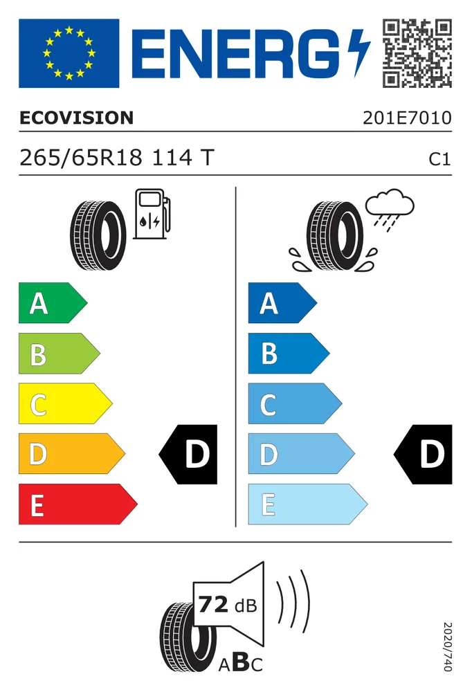 265/65R18 LTEC 114T 686AT ECOVISION 265/65R18LTEC114T686AT