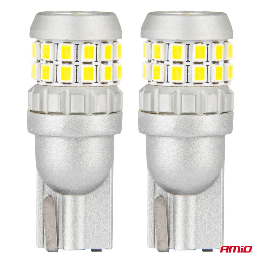 LED žárovky CANBUS T10 W5W 30SMD 2016 Bílá 12V/24V AMiO-04233 - Obrázek 2
