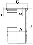 Vložený válec KOLBENSCHMIDT 89938110 Vložený válec KOLBENSCHMIDT 89938110