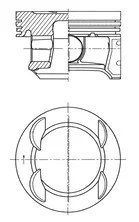 Píst KOLBENSCHMIDT 41007600