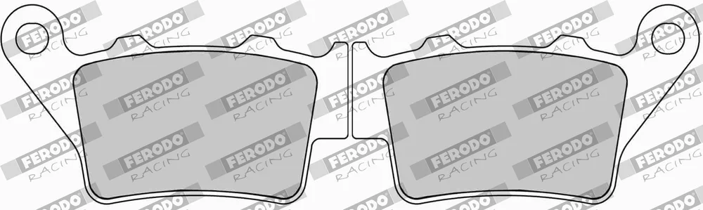 Sada brzdových destiček, kotoučová brzda FERODO RACING FDB2005ST