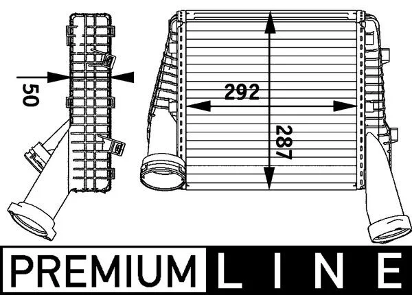 Chladič turba MAHLE CI141000P Chladič turba MAHLE CI141000P