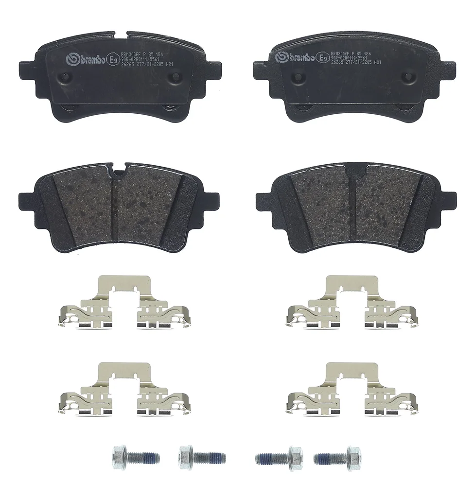 Sada brzdových destiček, kotoučová brzda BREMBO P85186
