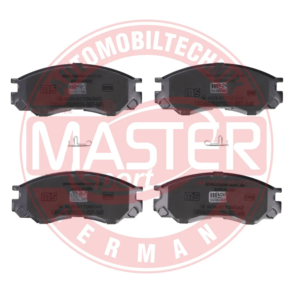 Brzdové platničky-sada PREMIUM MASTER-SPORT GERMANY 13046058902N-SET-MS