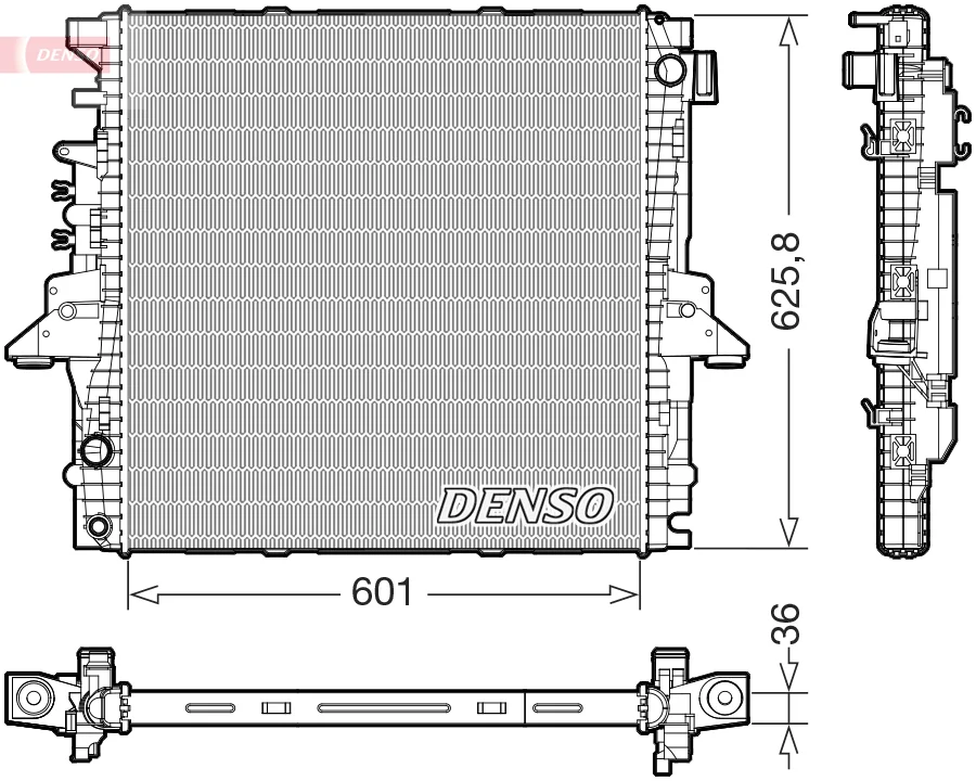 Chladič, chlazení motoru DENSO DRM14004 – OE LR015560