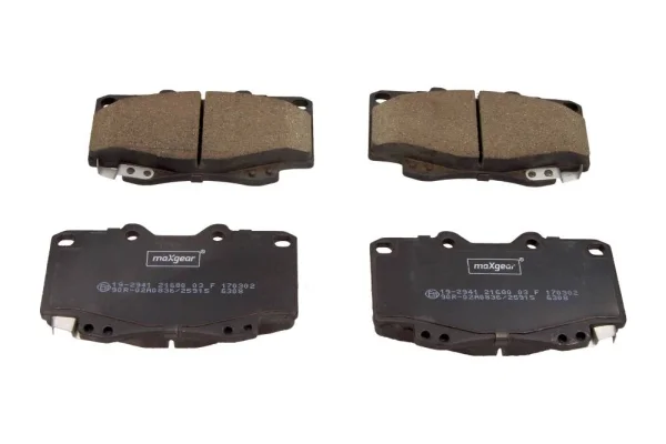 Sada brzdových destiček, kotoučová brzda MAXGEAR 19-2941