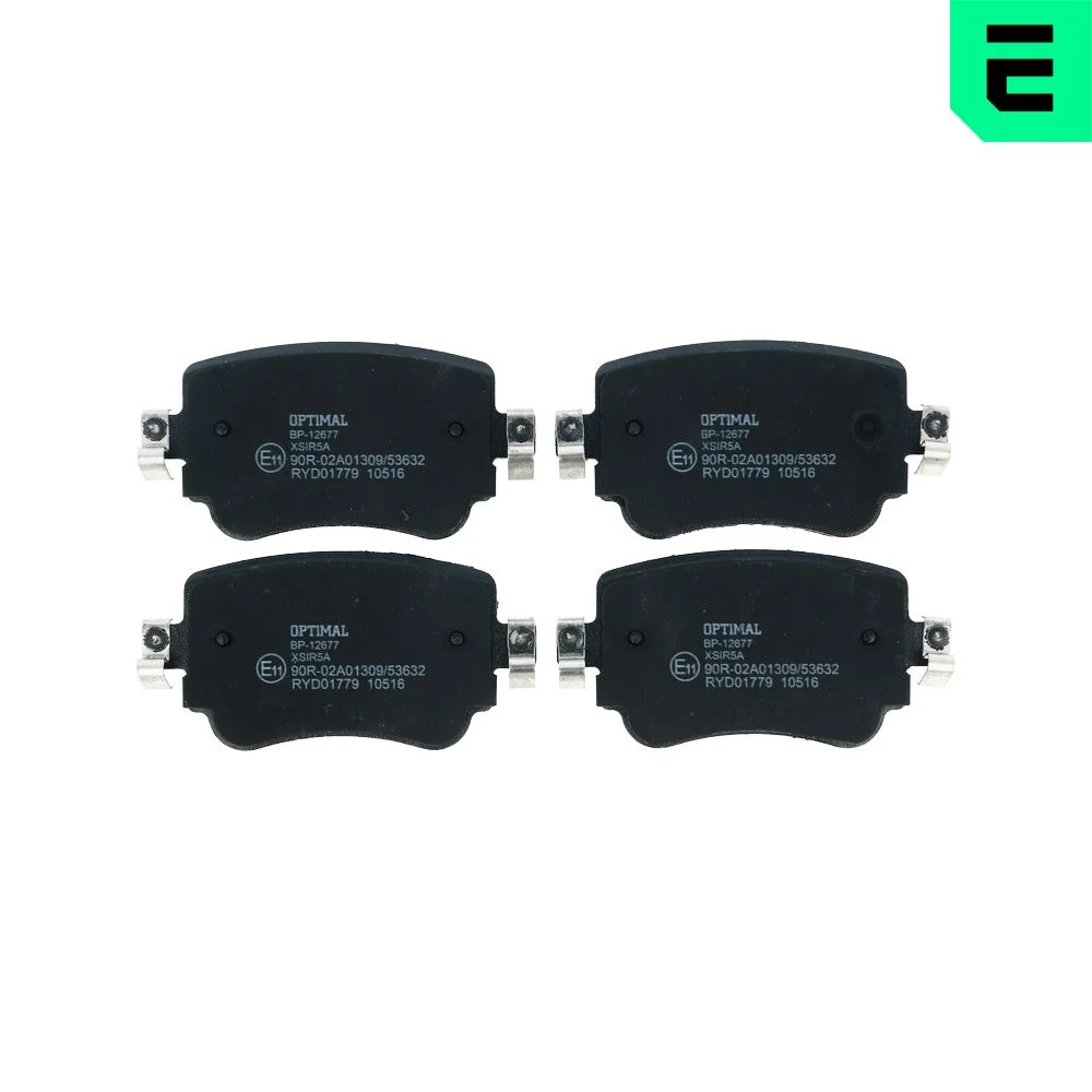 Sada brzdových destiček, kotoučová brzda OPTIMAL BP-12677