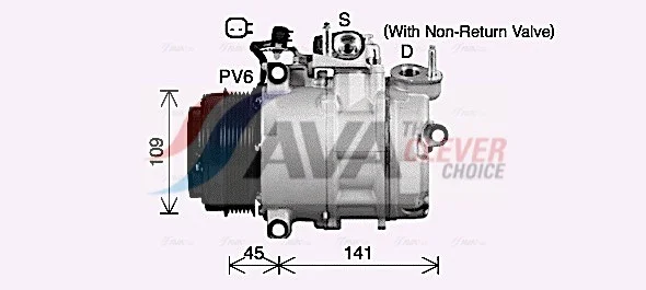 Kompresor, klimatizace AVA Clever Choice FDAK692 Kompresor, klimatizace AVA Clever Choice FDAK692