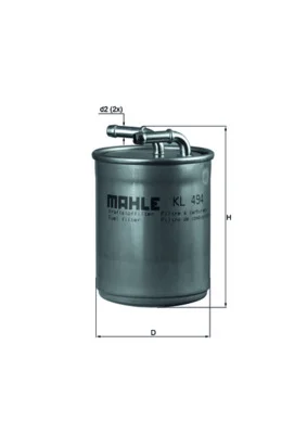 Palivový filtr MAHLE KL494