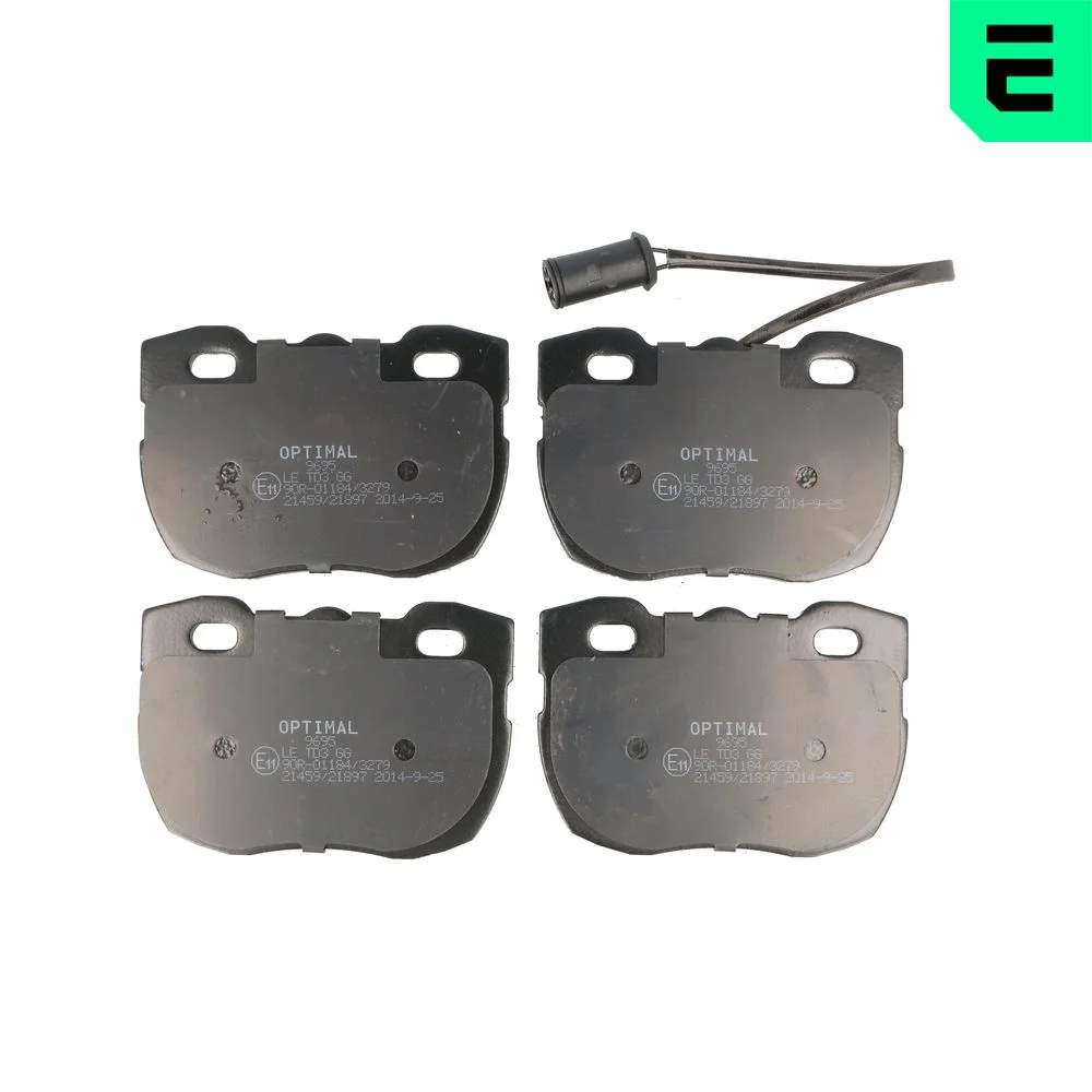 Sada brzdových destiček, kotoučová brzda OPTIMAL BP-09695