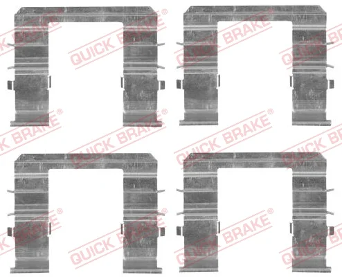 Sada prislusenstvi, oblozeni kotoucove brzdy QUICK BRAKE 109-1744