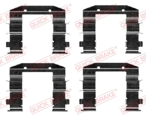 Sada prislusenstvi, oblozeni kotoucove brzdy QUICK BRAKE 109-0037