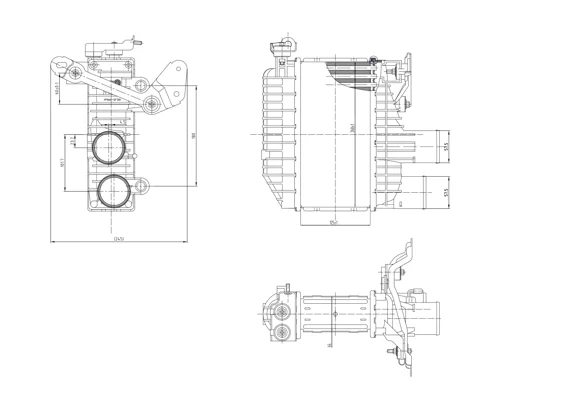 CHLADIČ VZDUCHU AVENSIS 2.0D-D4 91-0 HART 619304