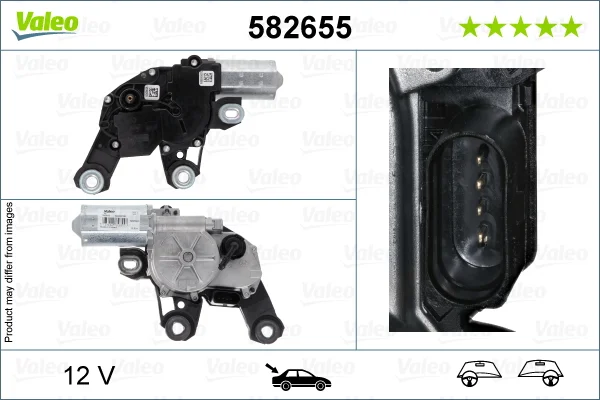 Motor stěračů VALEO 582655