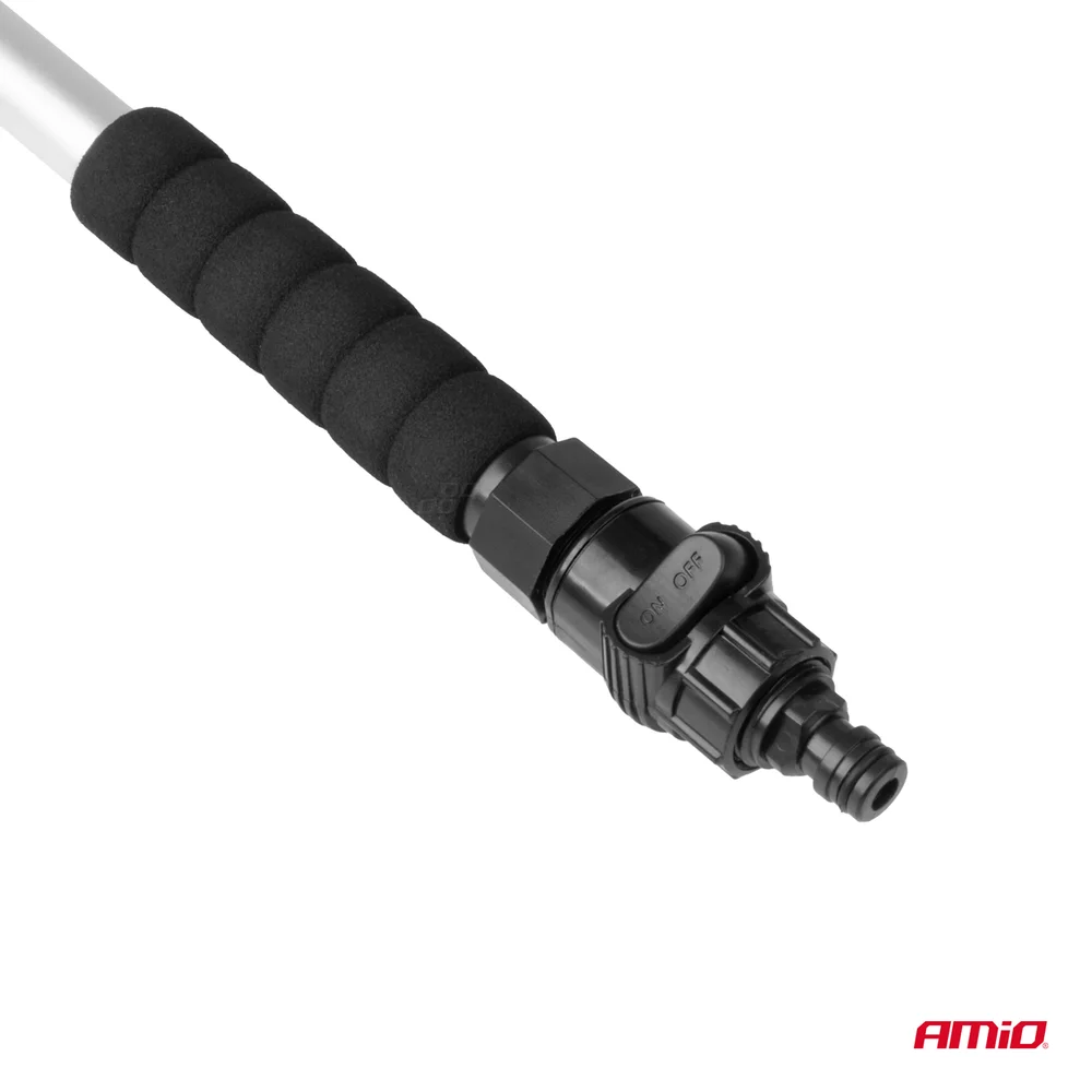 Teleskopický průtokový kartáč z mikrovlákna na mytí aut 67-100 cm AMiO-04342 - Obrázek 4