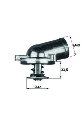 Termostat, chladivo MAHLE TI2271