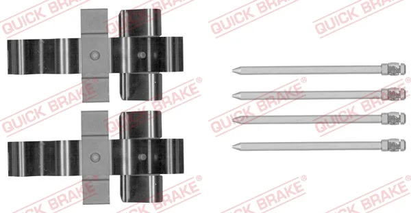 Sada prislusenstvi, oblozeni kotoucove brzdy QUICK BRAKE 109-1852