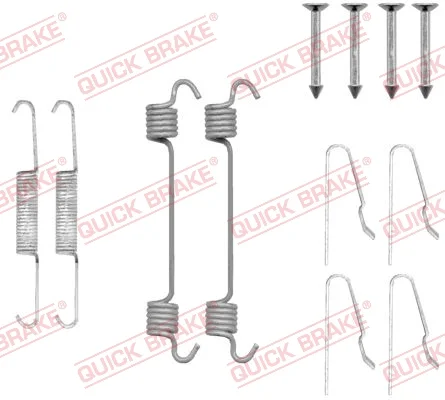 Sada prislusenstvi, parkovaci brzdove celisti QUICK BRAKE 105-0808