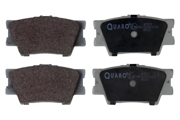 Sada brzdových destiček, kotoučová brzda QUARO QP5571