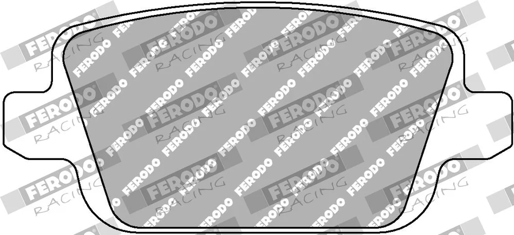 Sada brzdových destiček, kotoučová brzda FERODO RACING FCP1917H