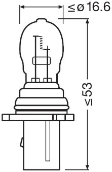 Žárovka, parkovací / obrysové světlo ams-OSRAM 828 Žárovka, parkovací / obrysové světlo ams-OSRAM 828