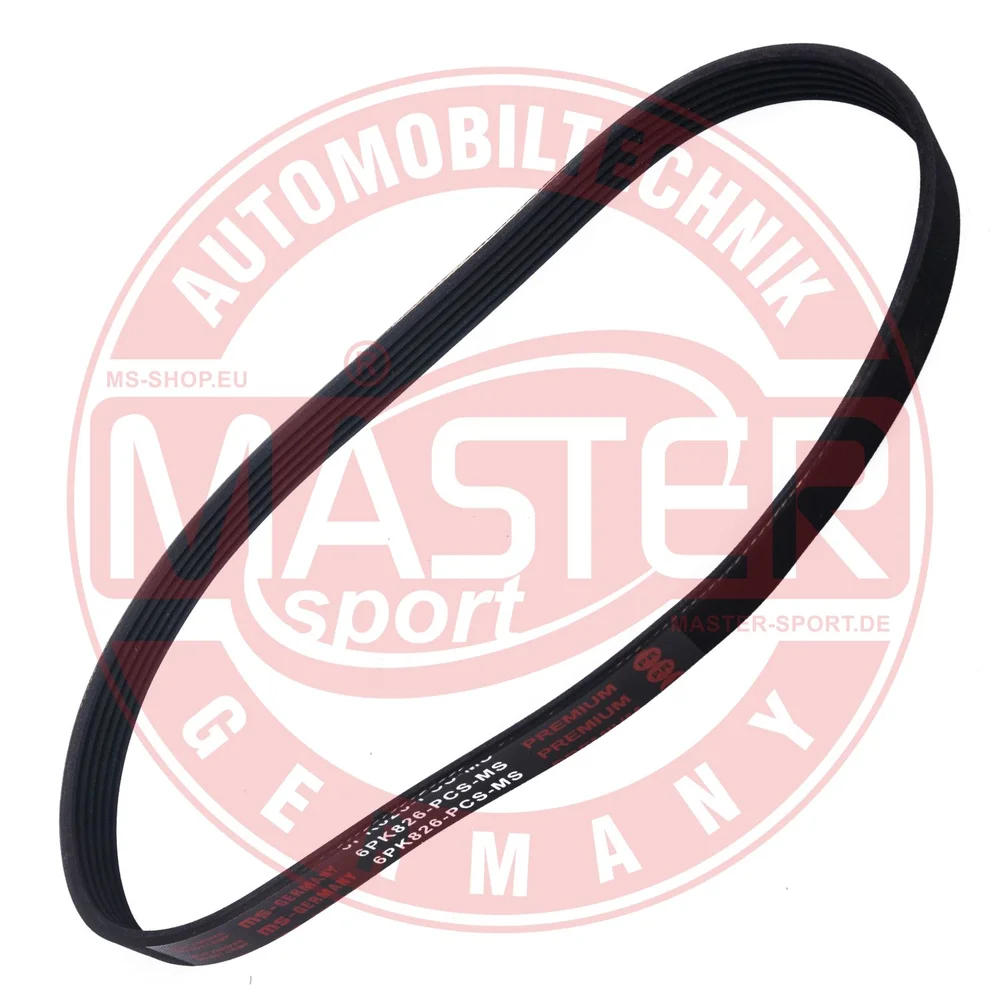 Drážkový remeň MASTER-SPORT GERMANY 6PK826-PCS-MS – OE 6000068014