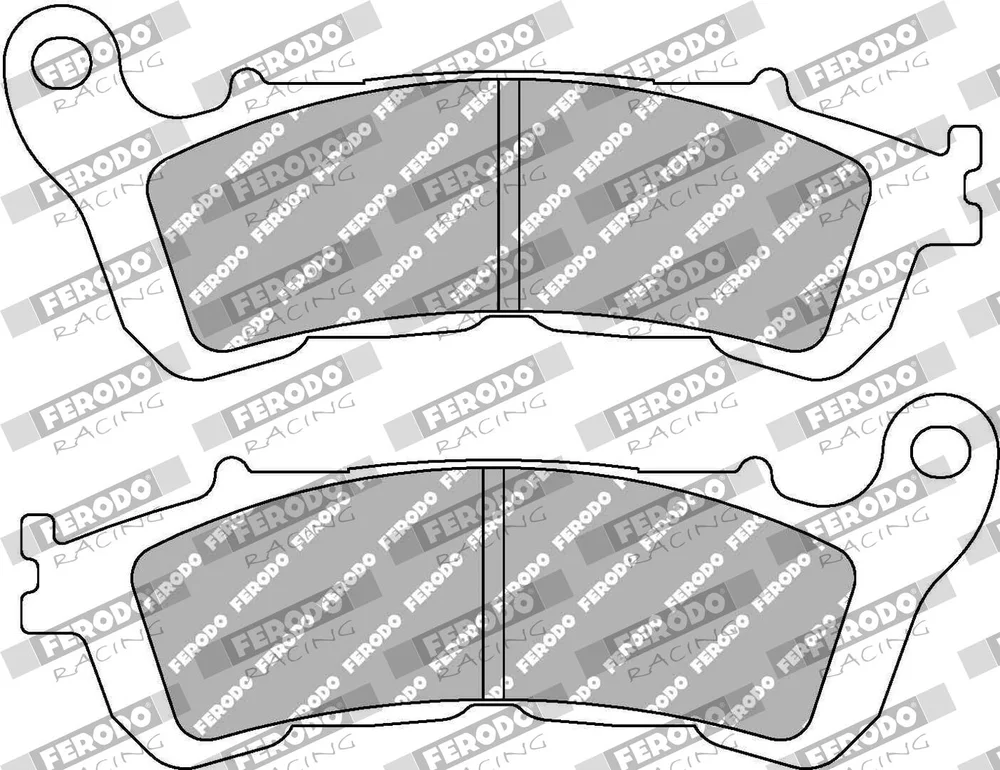 Sada brzdových destiček, kotoučová brzda FERODO RACING FDB2196EF