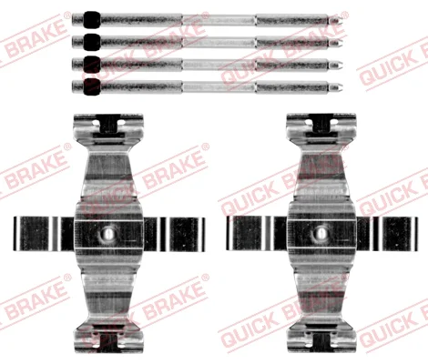Sada příslušenství, obložení kotoučové brzdy QUICK BRAKE 109-0171
