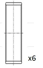 Ojniční ložisko FAI AutoParts BB2018-050 – OE 3B7328A Ojniční ložisko FAI AutoParts BB2018-050 – OE 3B7328A