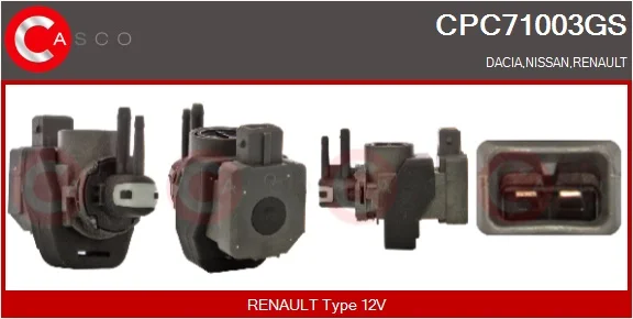 Měnič tlaku, výfukový systém CASCO CPC71003GS Měnič tlaku, výfukový systém CASCO CPC71003GS