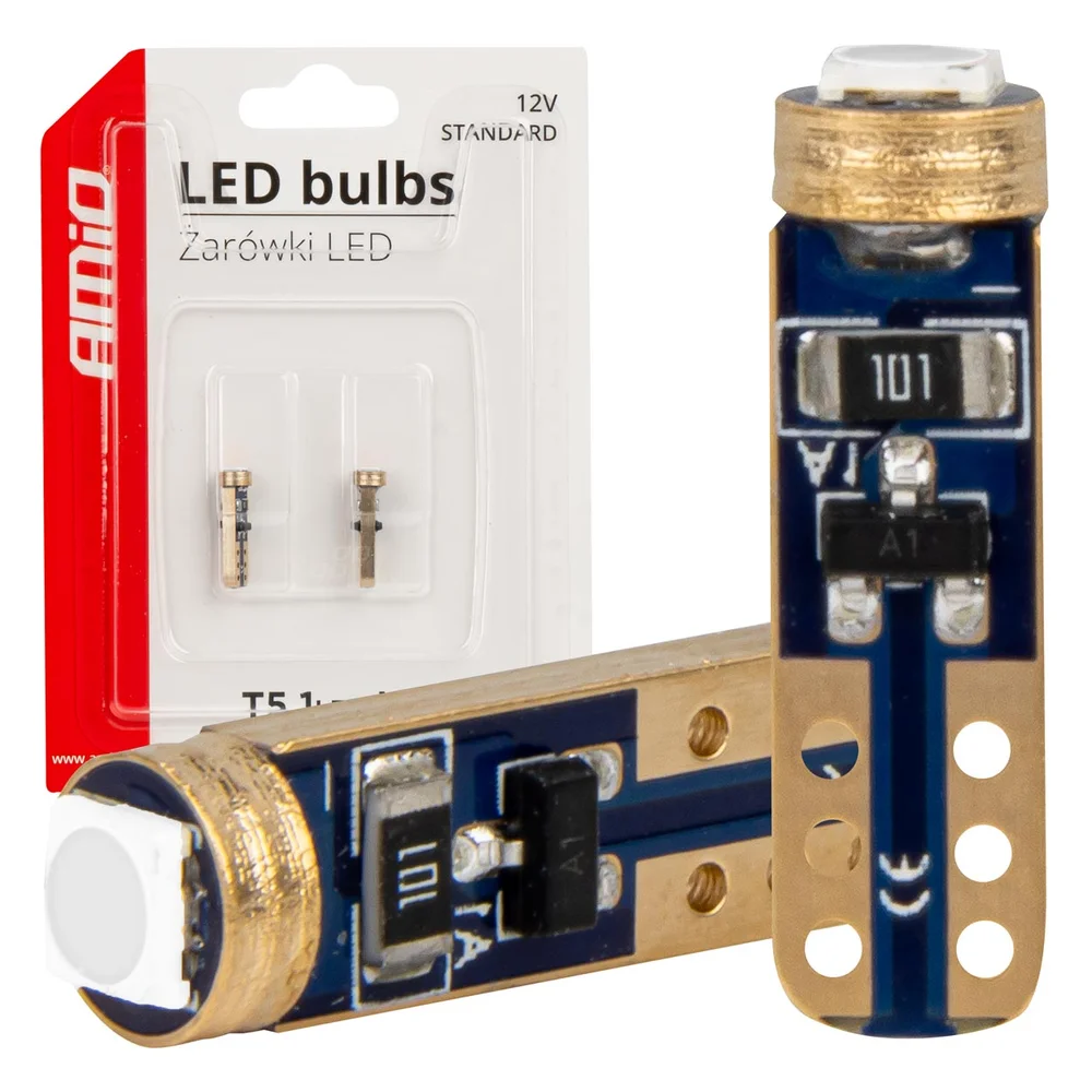LED BUBLS STANDARD Blue T5 12V 3030 1LED HP AMIO-03728 LED BUBLS STANDARD Blue T5 12V 3030 1LED HP AMIO-03728