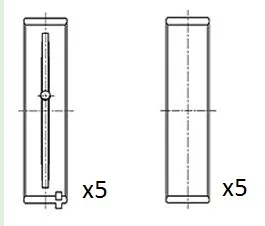 Hlavní ložiska klikového hřídele FAI AutoParts BM1019-030