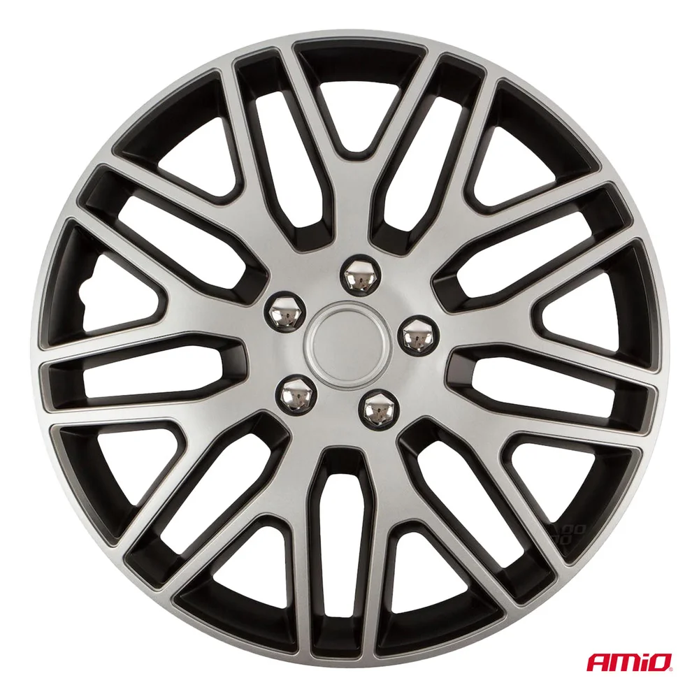 Poklice Dakar 17” černo-stříbrná sada 4ks COLOR BOX Versaco 3260 - Obrázek 2