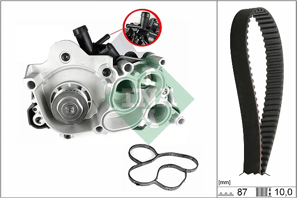 Vodní pumpa + sada ozubeného řemene Schaeffler INA 530074230 Vodní pumpa + sada ozubeného řemene Schaeffler INA 530074230