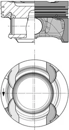 Píst KOLBENSCHMIDT 40853600