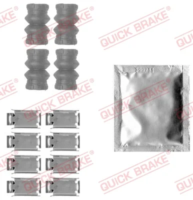 Sada prislusenstvi, oblozeni kotoucove brzdy QUICK BRAKE 109-1788