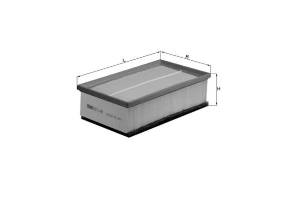 Vzduchový filtr MAHLE LX1497