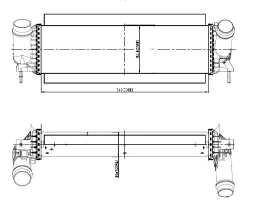 Chladič turba NRF 309061 – OE 144614JA0B